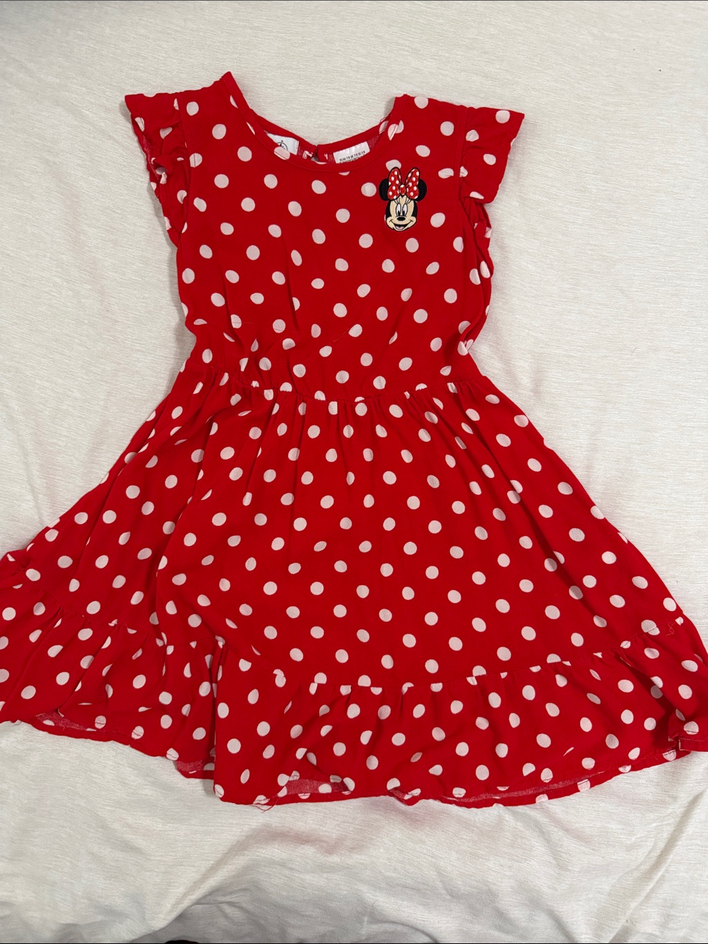 Disney Red And White Polka Dot Minnie Dress